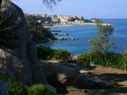 Parghelia vista panoramica di Tropea