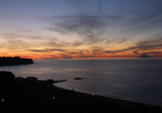 Tramonto da Tropea sulle isole Eolie